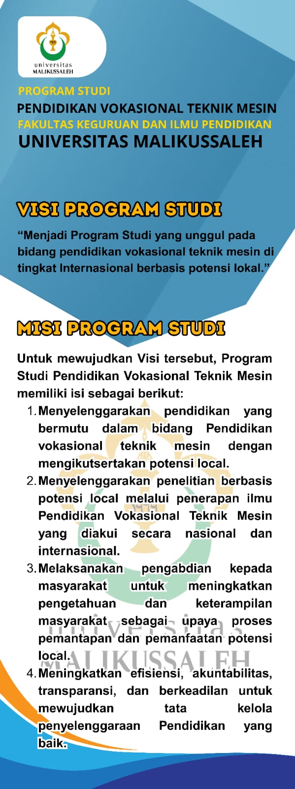 Visi, Misi dan Tujuan